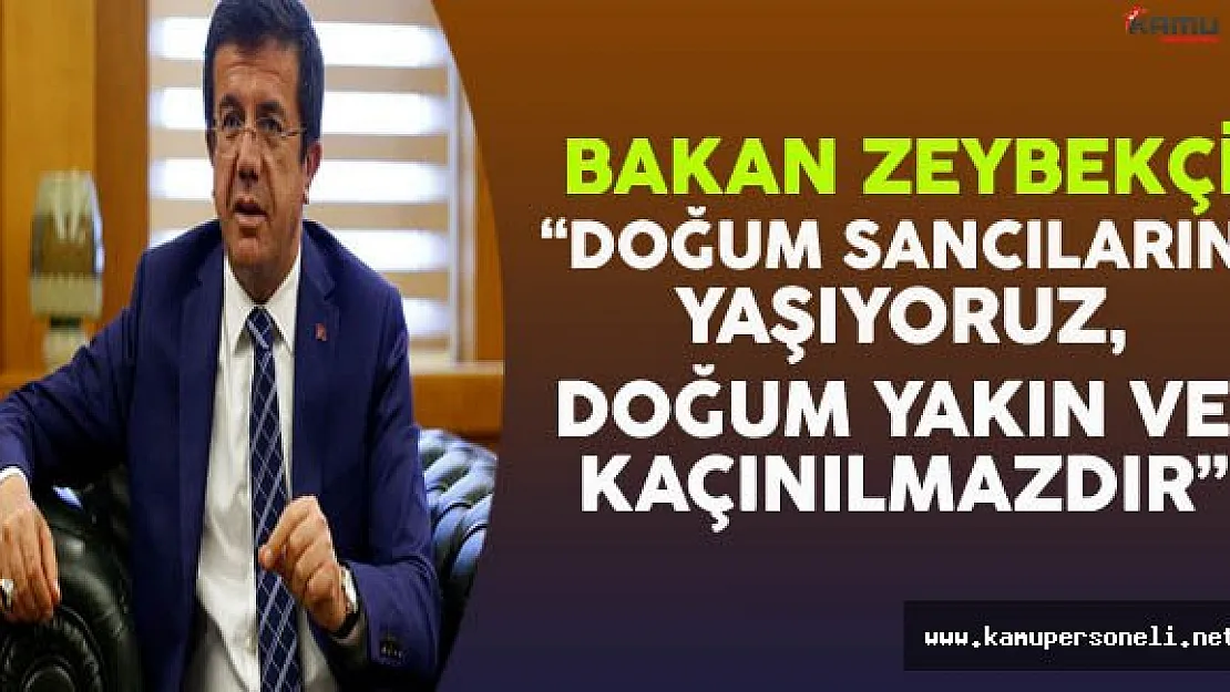 Bakan Zeybekçi: &quotDoğum Sancılarını Yaşıyoruz, Doğum Yakın ve Kaçınılmazdır"