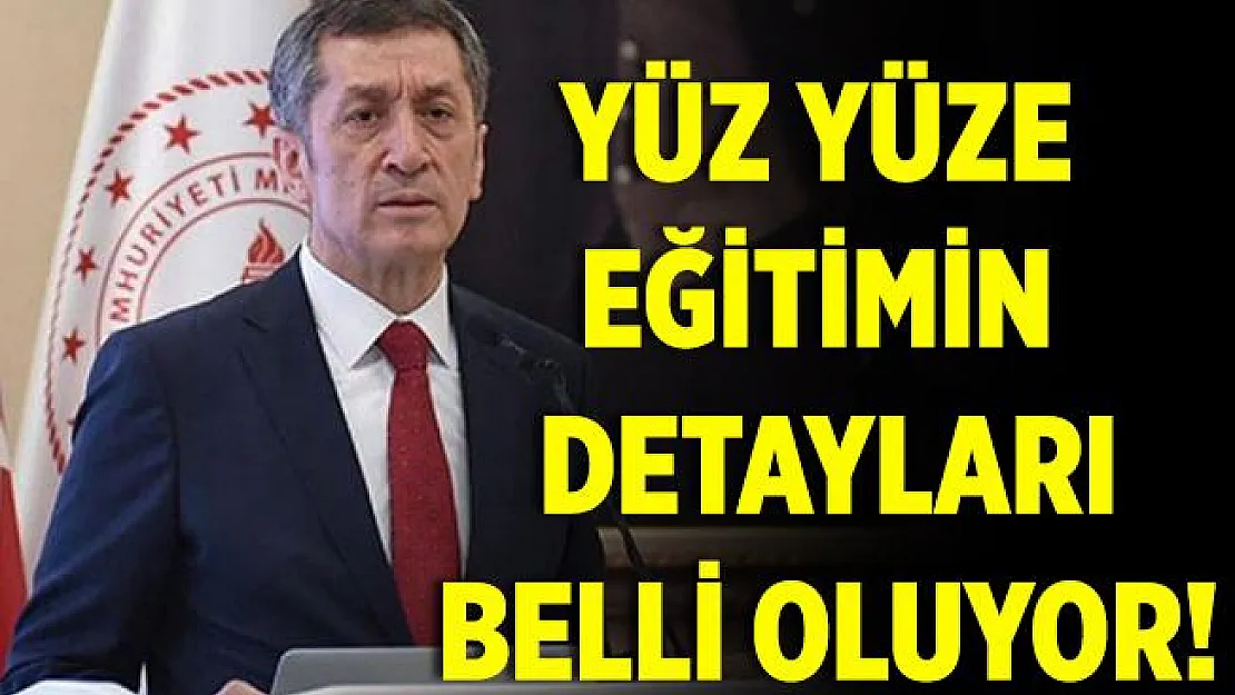 Bakan Ziya Selçuk yüz yüze eğitimin ayrıntılarını açıklayacak!