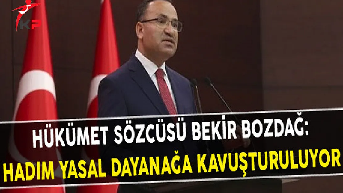Bakanlar Kurulu Sonrası Hükümet Sözcüsü Bozdağ'dan 'Hadım Yasal Dayanağa Kavuşturuluyor' Açıklaması