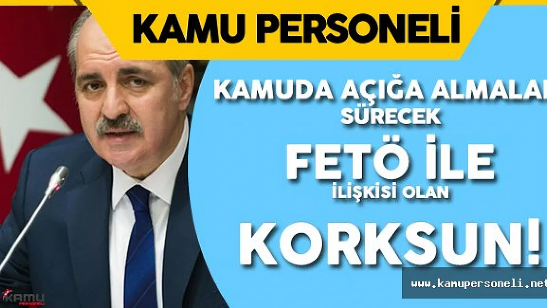 Bakanlar Kurulu Toplantısı Sonrasında Kamuda Açığa Almalar ile İlgili Açıklama