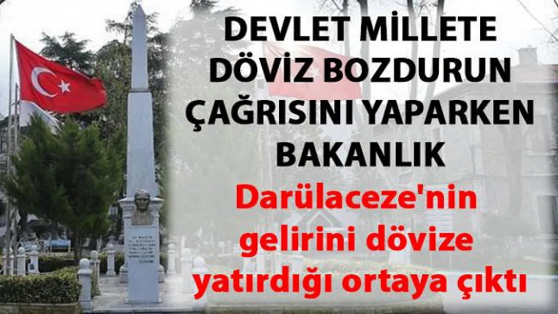 Bakanlık, Darülaceze'nin gelir parasını dövize yatırmış