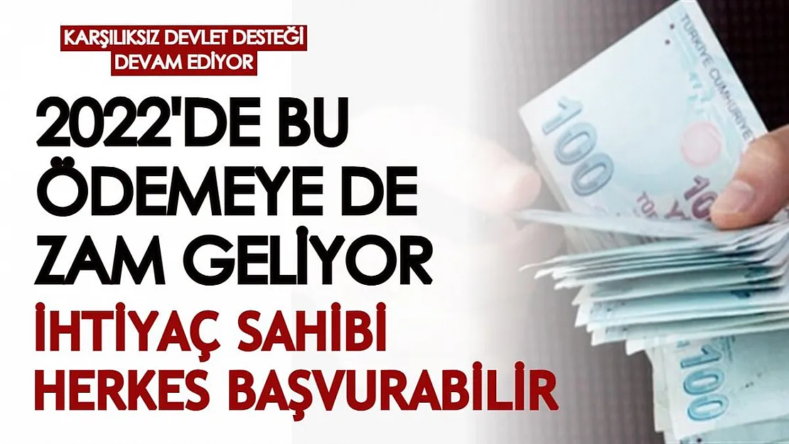Bakıma ihtiyaç duyanlara devlet karşılıksız destek ödemesi veriyor! Yılda 12 kez hesaplara yatırılıyor