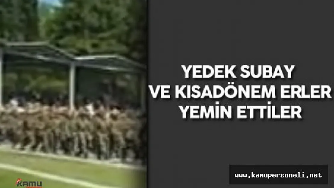 Balıkesir Yedek Subay ve Kısa Dönem Er Yemin Töreni