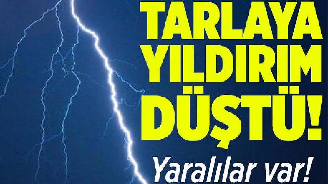 Balıkesir'de yıldırım düştü! Yaralılar var! 2'sinin durumu ağır..