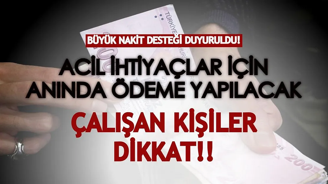 Bankadan maaş müşterilerine özel nakit fırsatı! Başvuranlara acil ihtiyaçlar için 10 bin TL destek ödemesi yapılıyor!