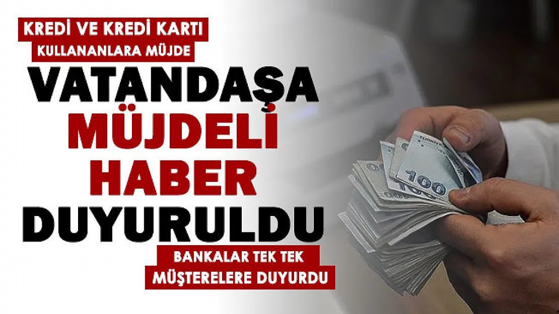 Bankalardan vatandaşlara sevindiren haber geldi! Kredi ve kredi kartı kullananların yüzü güldü: Faiz indirimi yapıldı