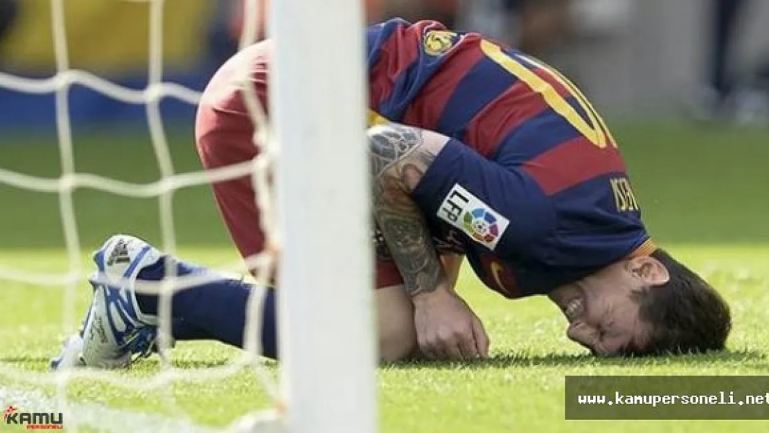 Barcelona'nın yıldız futbolcusu Lionel Messi sakatlandı
