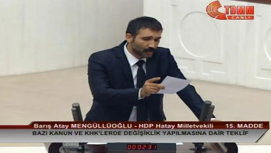 Barış Atay, 'Engelleyemedik' başlığı altında AKP hükümetine yüklendi