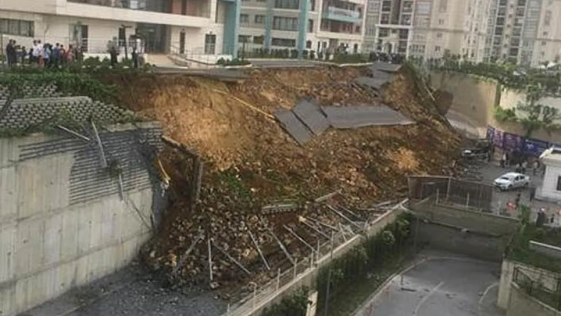 Başakşehir'de İstinat Duvarı Çöktü! Ölü ve Yaralı Var