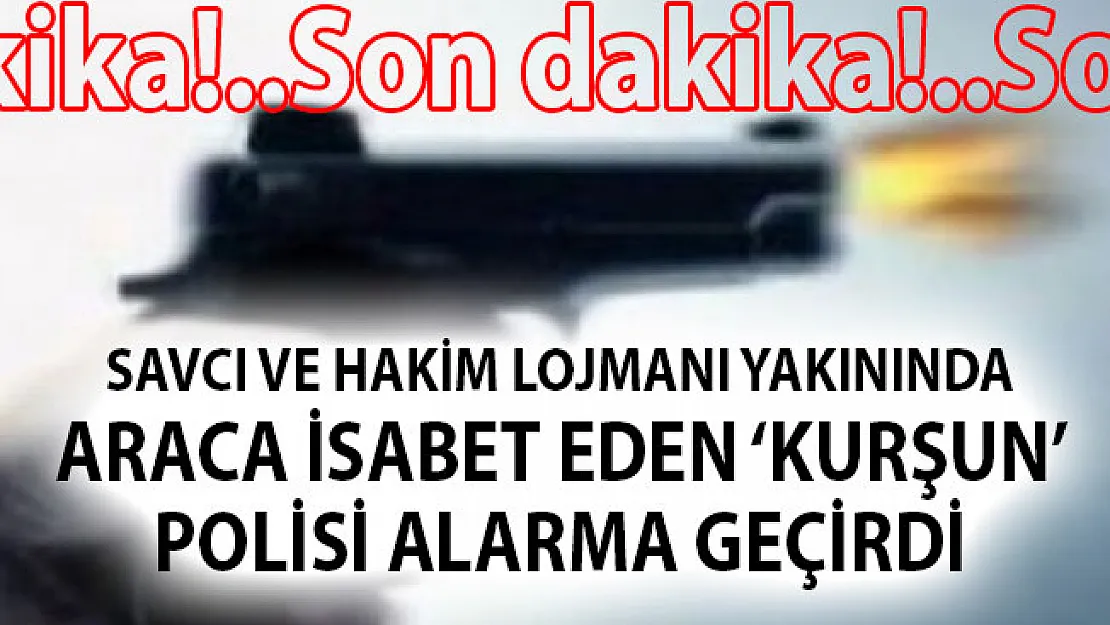Başakşehir'de savcı ve hakimler lojmanı yakında bir araca kurşun isabet etti