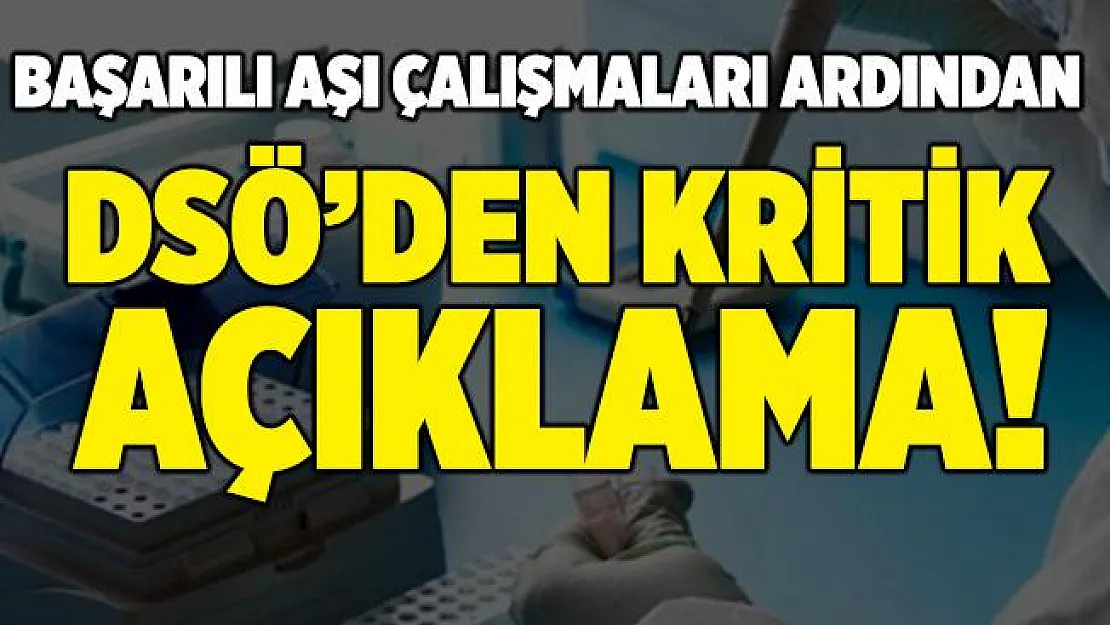 Başarılı aşı çalışmalarının ardından DSÖ'den kritik açıklama geldi!