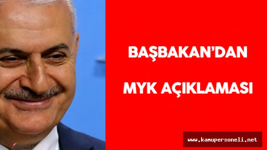 Başbakan Binali Yıldırım MYK 'yı Açıkladı