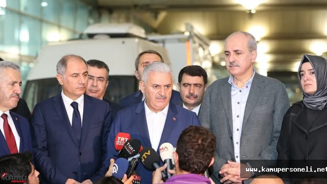 Başbakan Binali Yıldırım Terör Saldırısının Ardından Açıklamalarda Bulundu