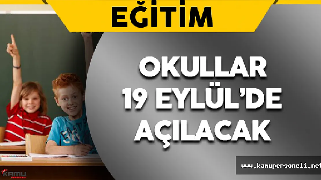 Başbakan Okulların Açılacağı Kesin Tarihi Verdi