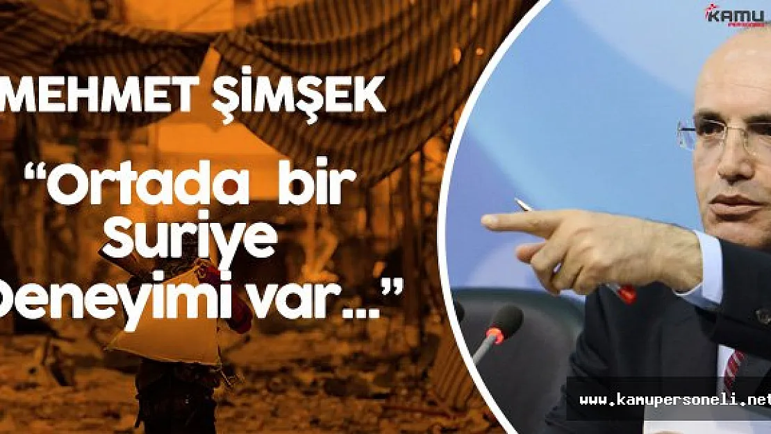 Başbakan Yardımcısı Şimşek: &quotBu Gidişat Hiç İyi Değil"