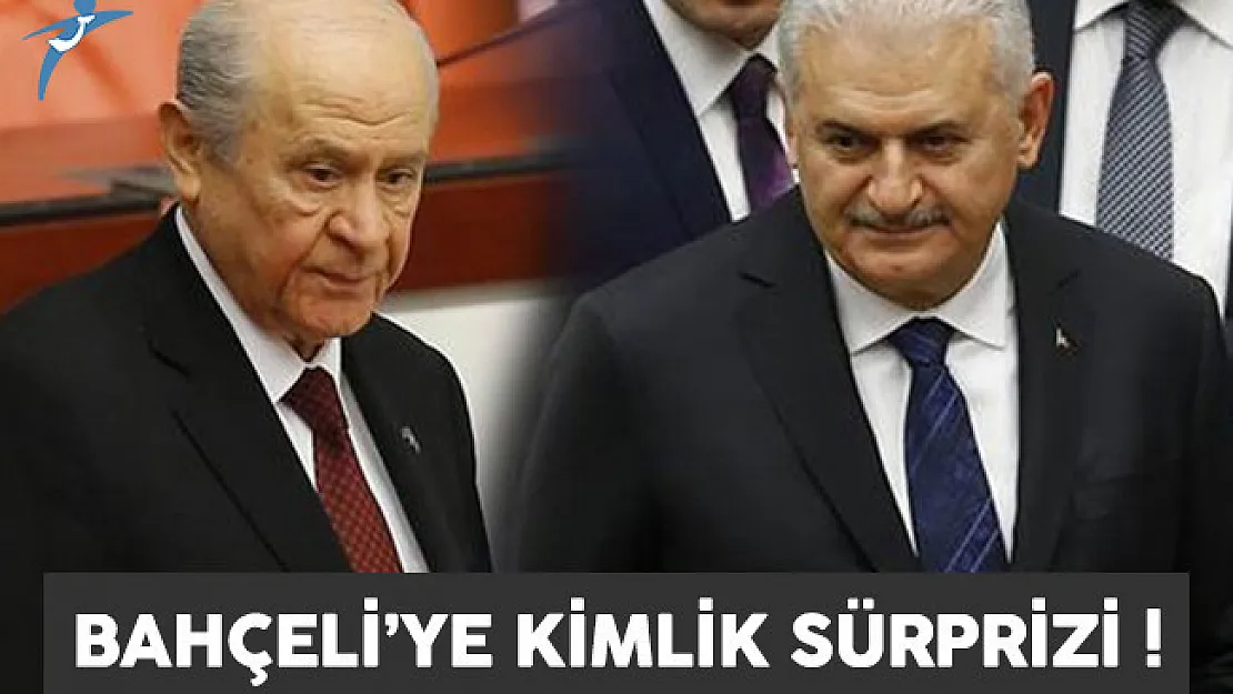 Başbakan Yıldırım, Bahçeli'ye kimlik sürprizi yaptı