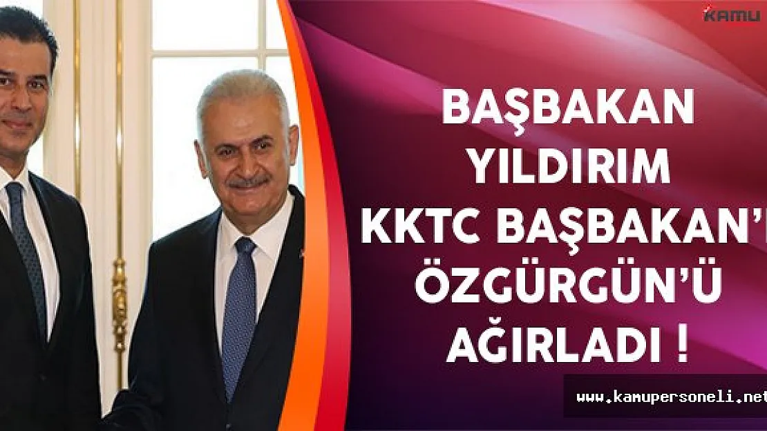 Başbakan Yıldırım Ve KKTC Başbakan'ı Özgürgün Bir Araya Geldi