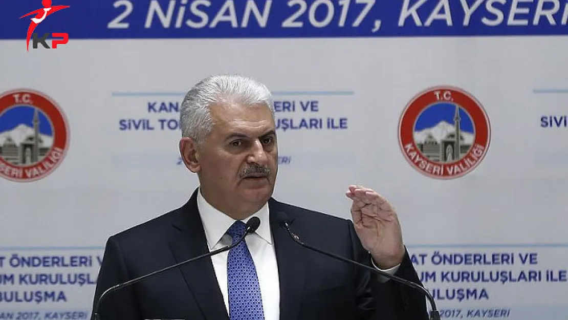 Başbakan Yıldırım'dan Hayır Kampanyası Açıklaması