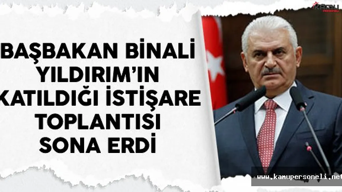 Başbakan Yıldırım'ın AK Parti Milletvekilleriyle Düzenlediği İstişare Toplantısı Sonlandı