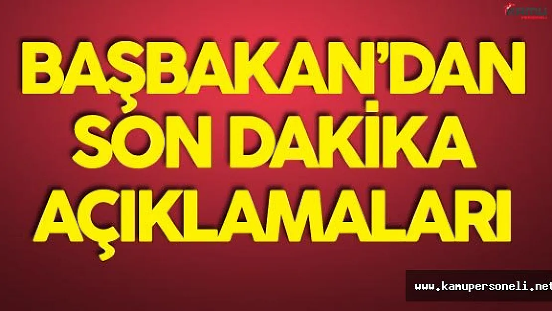 Başbakan'dan 'Kabine Revizyonu İddiası' ve 'İsimsiz İhbarlar' Konularında Açıklamalar
