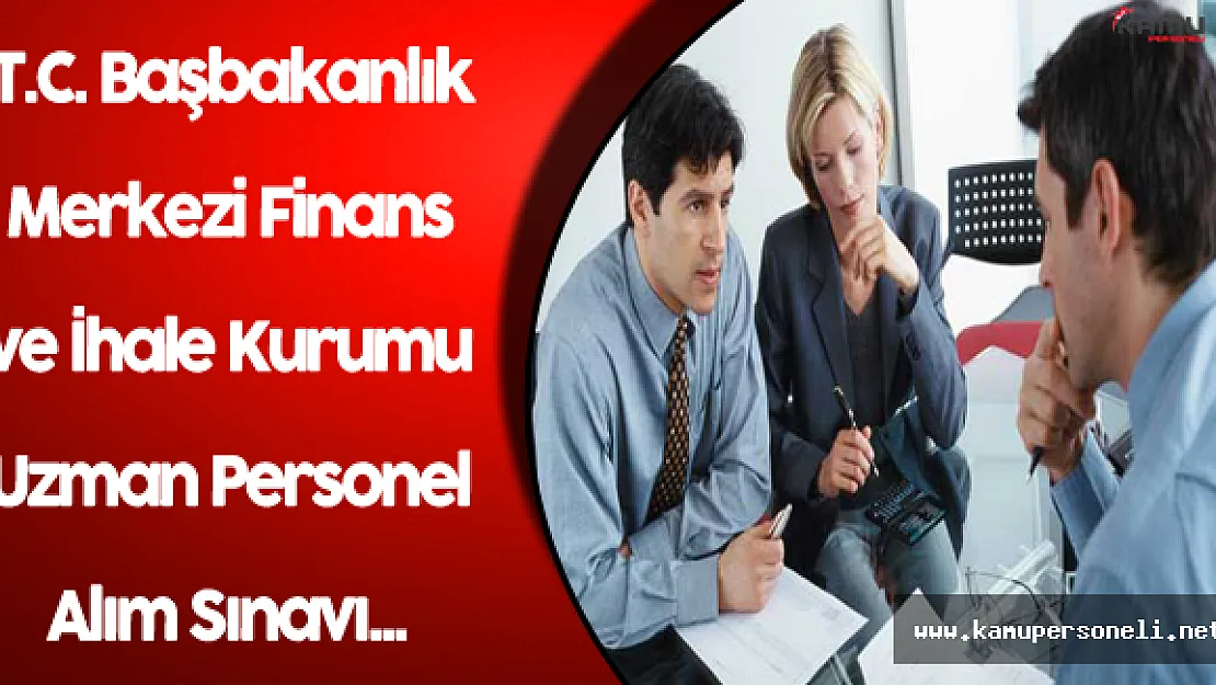 Başbakanlık Hazine Müsteşarlığı Uzman Personel Giriş Sınavı