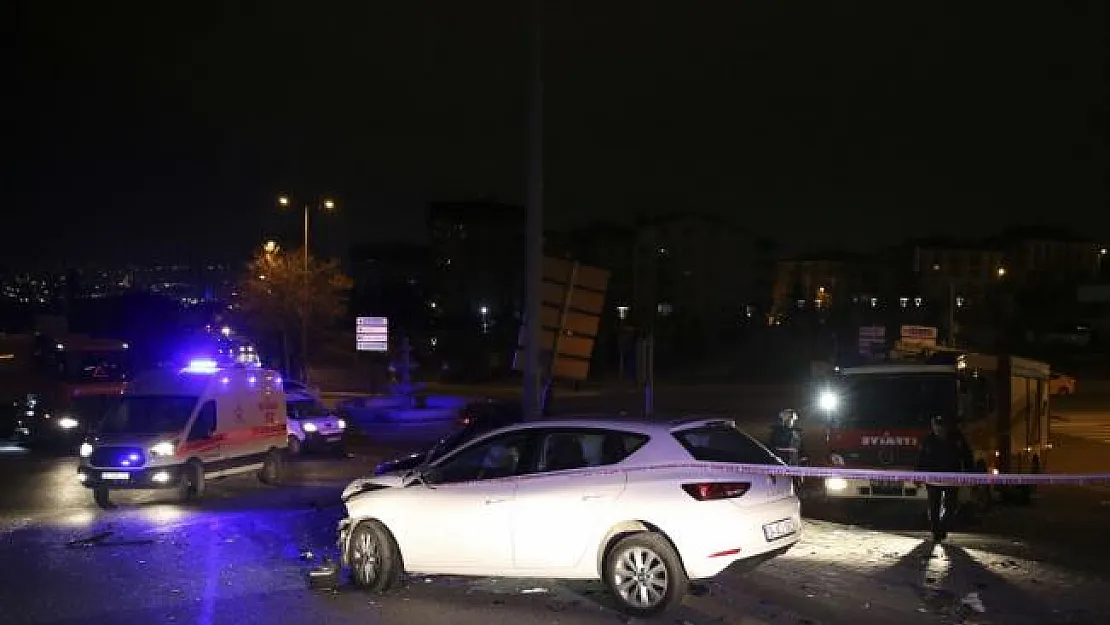 Başkentte trafik kazası: 1 ölü, 3 yaralı