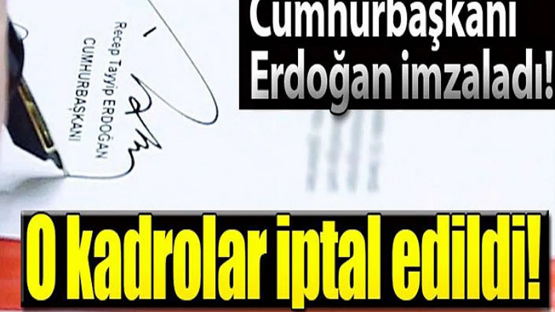Başpolislik ünvanı iptal edildi!