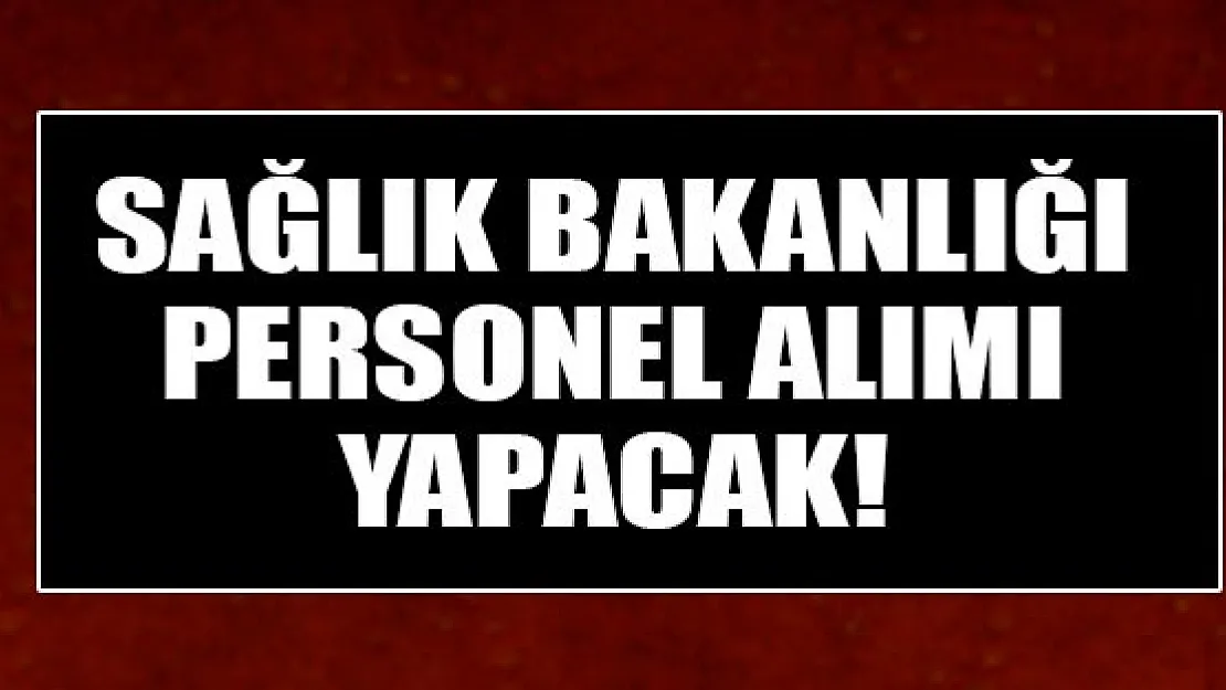 Başvuru ekranı bu sabah açıldı: Sağlık Bakanlığı sürekli işçi alımı yapıyor! 1.356 temizlik görevlisi alınacak