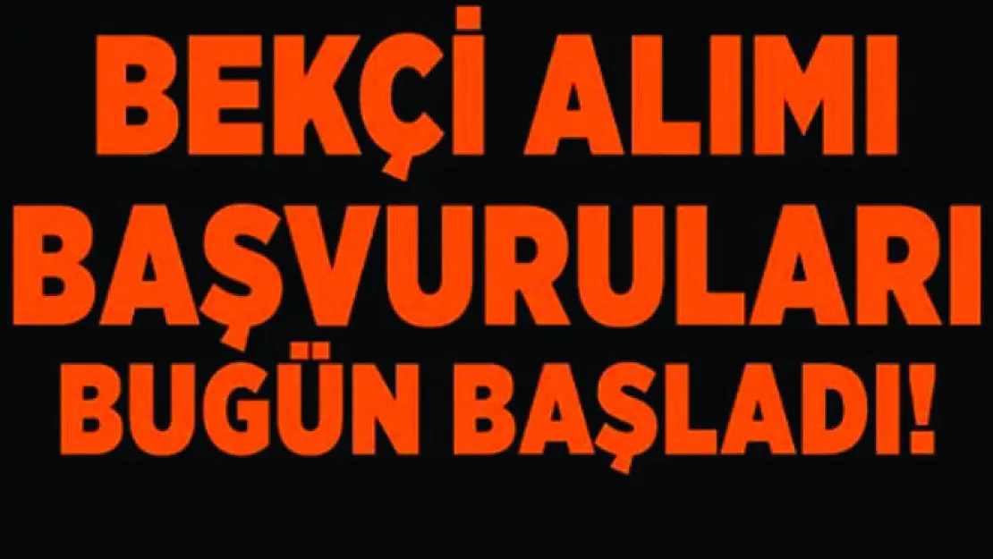 En az ilkokul mezunu bekçi alımı başladı: 18 -55 yaş arası başvuru yapabilecek! Ekim ayı bekçi alım ilanları güncellendi