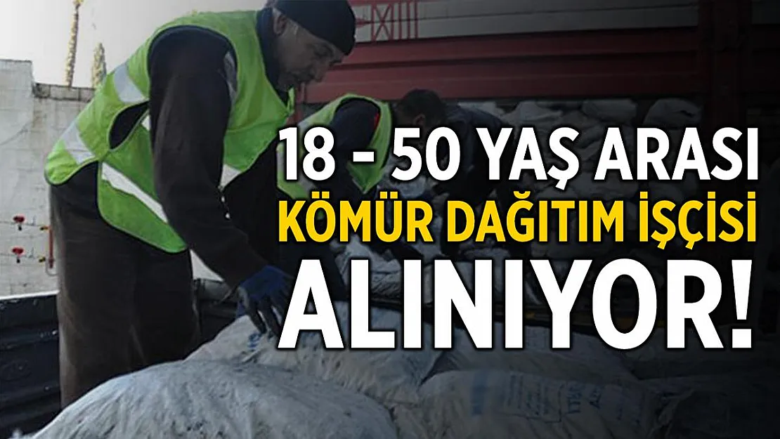 Belediye 18-50 yaş arası kömür dağıtım işçisi alacak! Başvurular başladı!