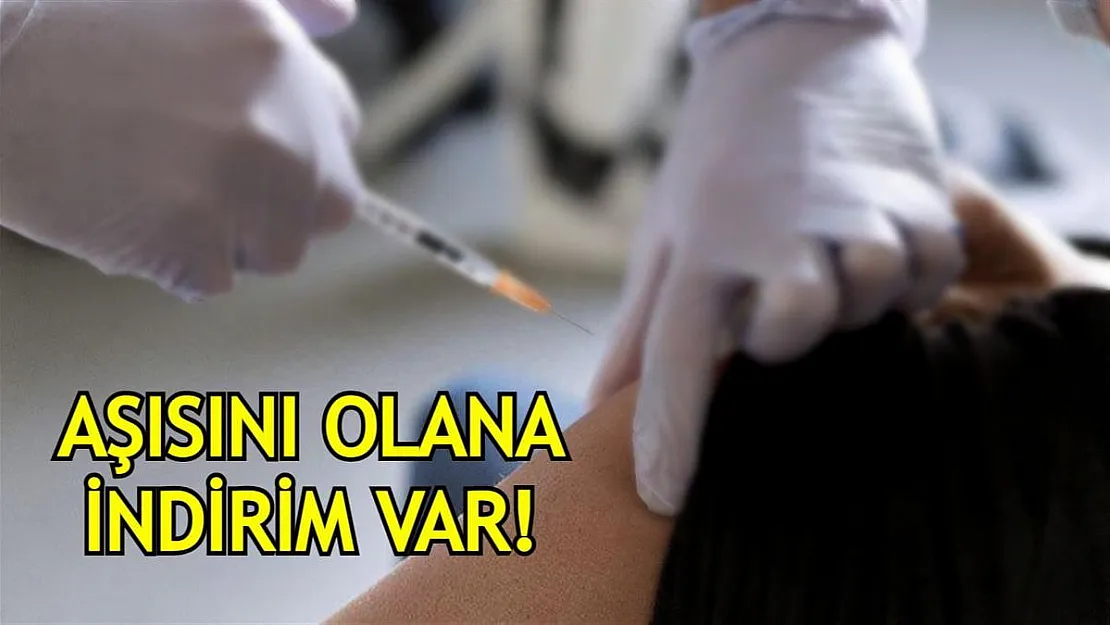 Belediyeden aşıya teşvik kampanyası! AŞI YAPTIRANA YÜZDE 25 İNDİRİM VAR!