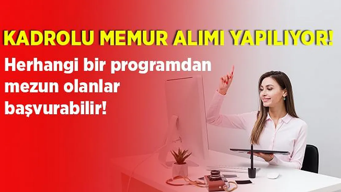 Belediyeye memur alımı yapılıyor! Herhangi bir programdan mezun olan adaylar başvurabilir!