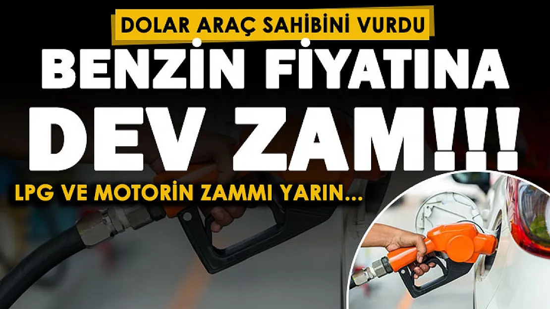 Benzin 9 liraya merdiven dayadı! Dolar yükselişi araç sahibini vurdu! Benzinin litre fiyatına dev zam geliyor: Motorin ve LPG'ye yapılacak zam yarın belli olacak