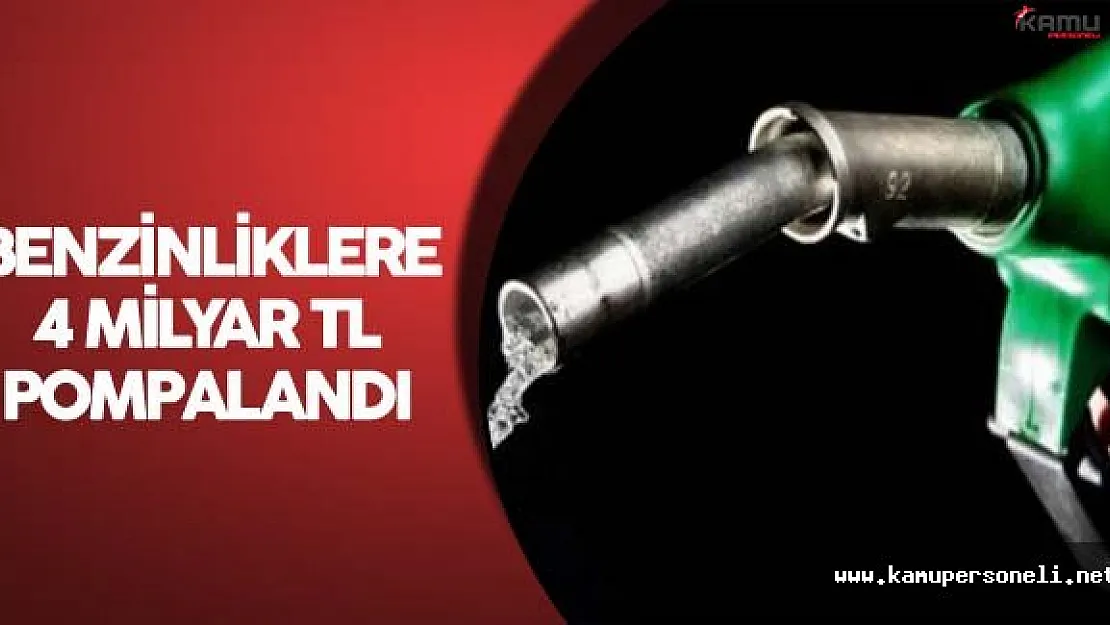 Benzin İstasyonlarında Kredi Kartları ile 4 Milyar TL Harcandı