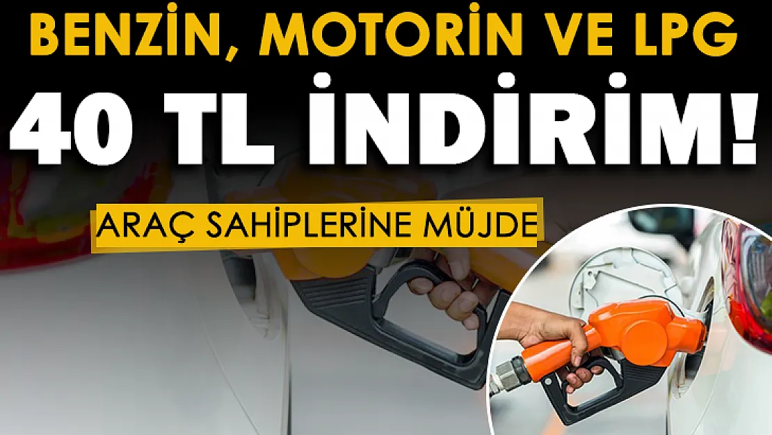 Benzin, motorin ve LPG alışverişi yapan araç sahiplerine 40 TL indirim yapılıyor! Zamlar vatandaşı zora sokunca indirim haberi geldi
