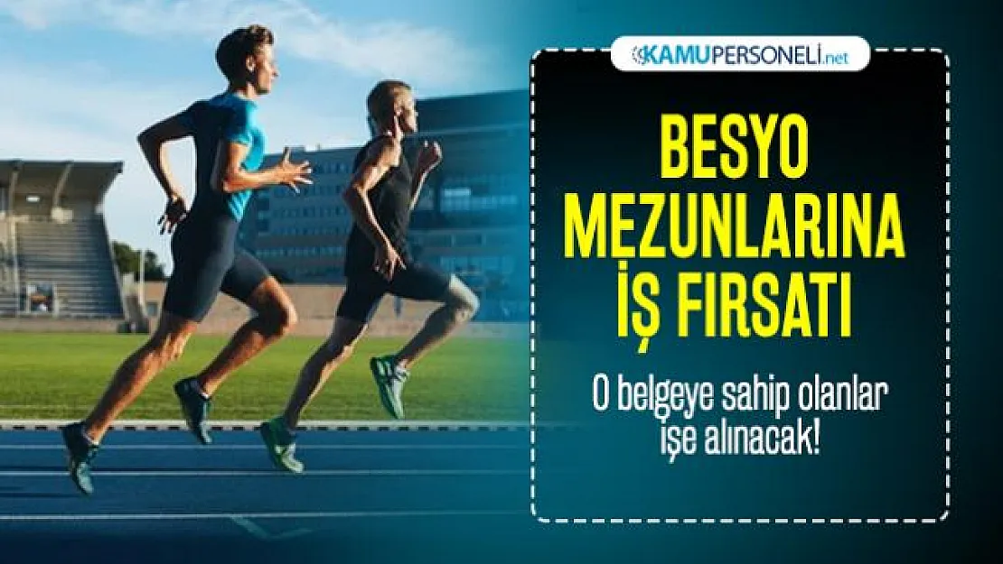 BESYO mezunlarına İBB'de iş fırsatı : O belgeye sahip olanlar işe alınacak!