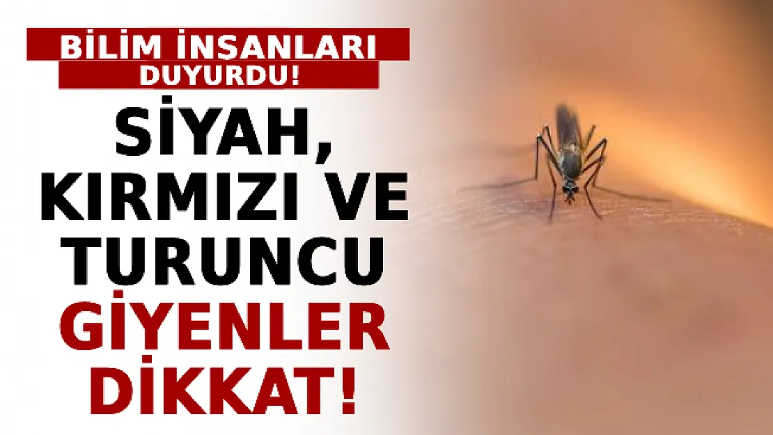 Bilim İnsanları Duyurdu! Siyah, Kırmızı ve Turuncu Giyenler Dikkat!