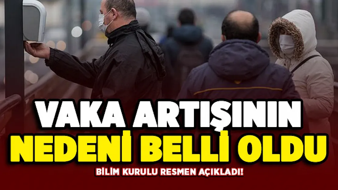 Bilim Kurulu duyurdu! Vaka artışının nedeni belli oldu
