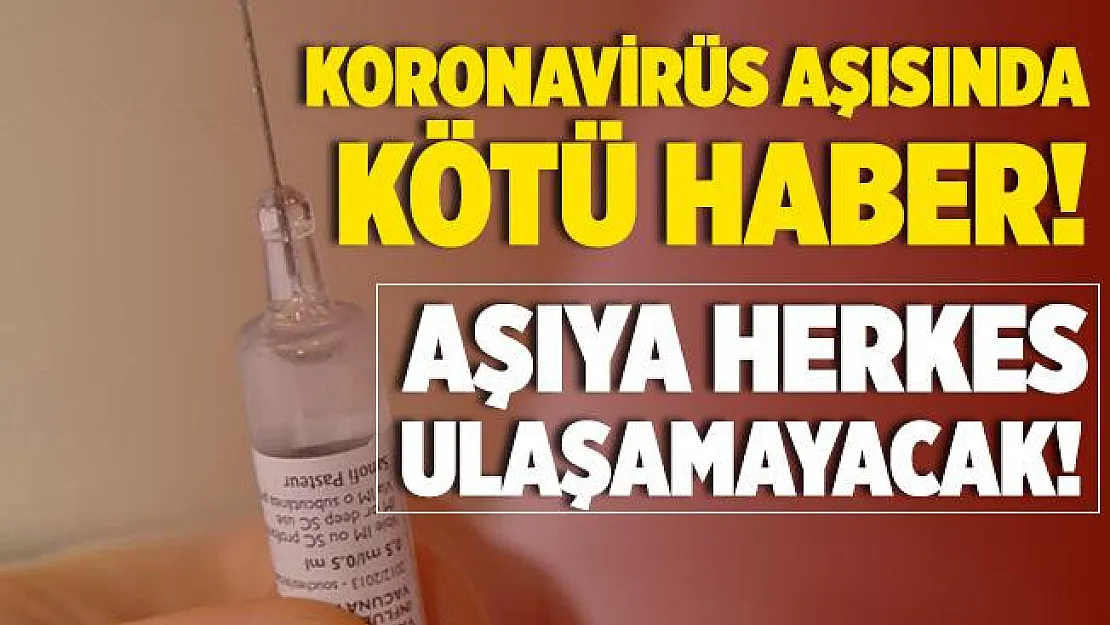 Bilim Kurulu üyesi Prof. Dr. Serhat Ünal'dan kötü haber! En az 6 ay aşıya herkesin ulaşması imkansız!