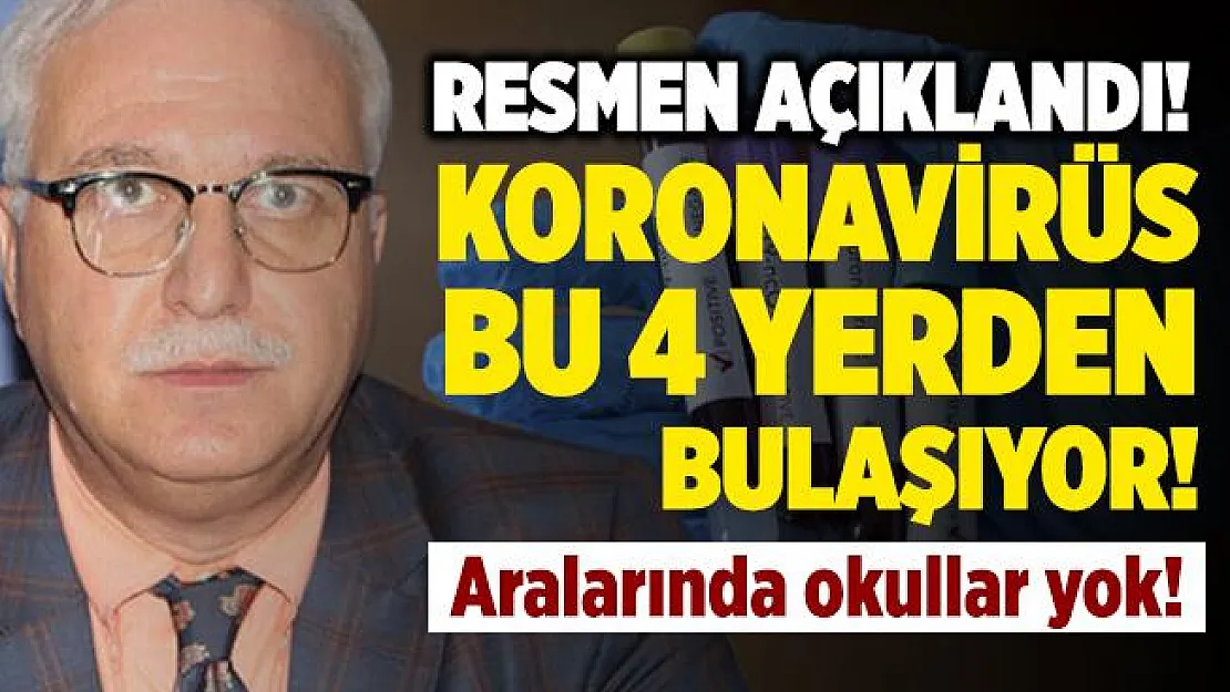 Bilim Kurulu üyesi Prof. Dr. Tevfik Özlü koronavirüsün yayılmasına neden olan 4 yeri açıkladı!