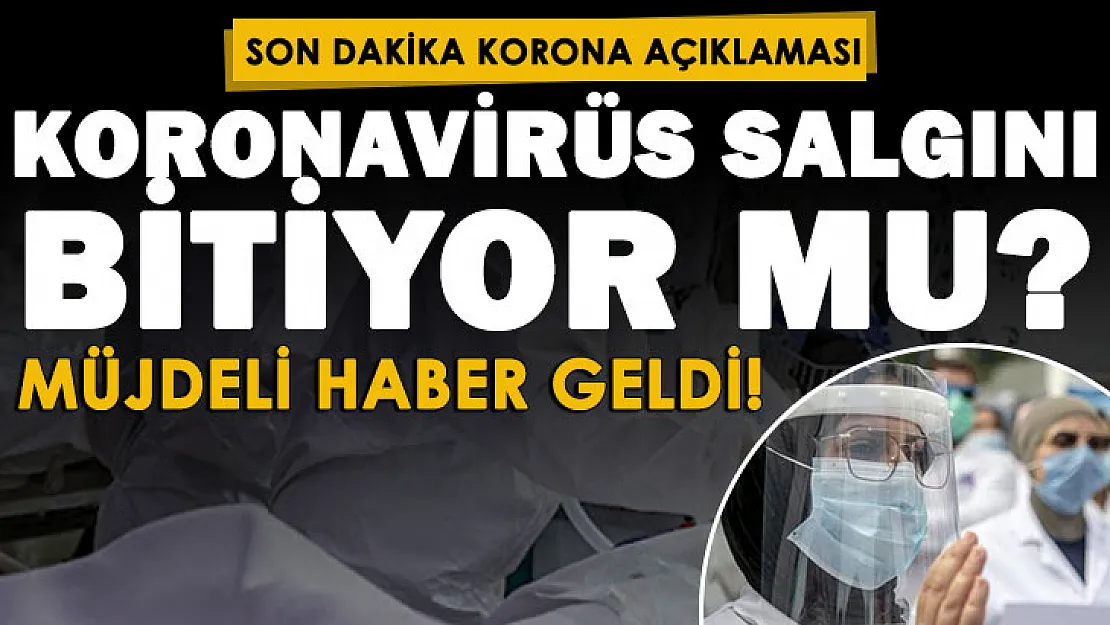 Bilim Kurulundan son dakika koronavirüs açıklaması! Salgın bitiyor mu? Müjdeli haber geldi