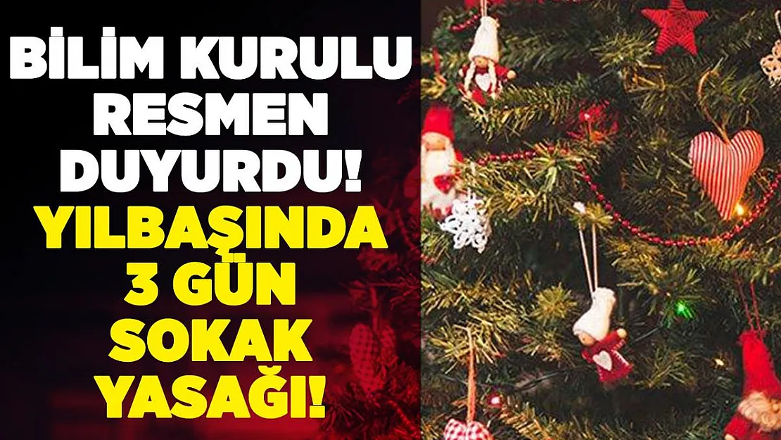 Bilim Kurulundan yılbaşında 3 gün sokağa çıkma yasağı açıklaması