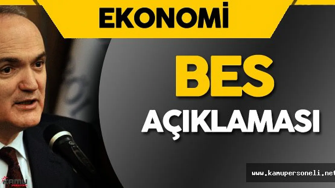 Bilim Sanayi ve Teknoloji Bakanı Faruk Özlü'den BES Açıklaması