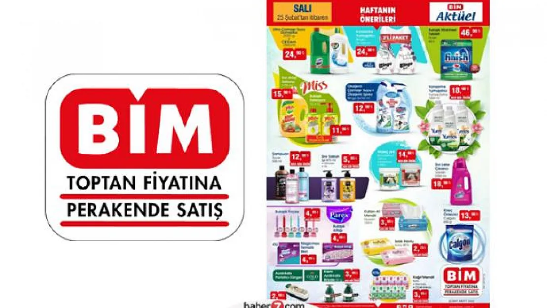 BİM indirimli ürünler listesi yayınlandı! 27 Mart 2020 aktüel kataloğunda yer alan ürünler