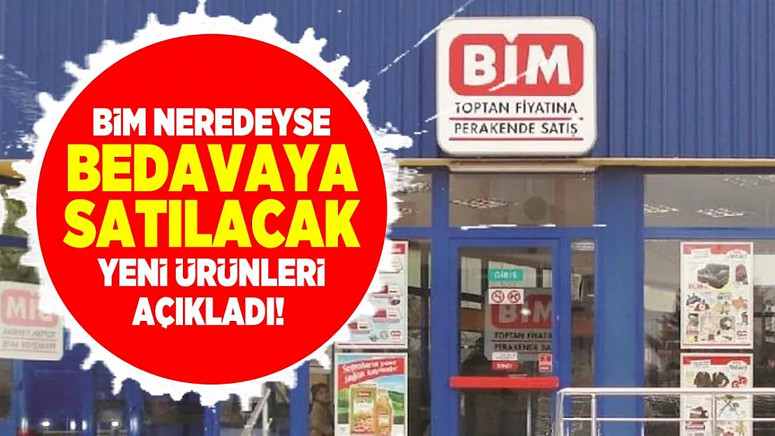 Bim neredeyse bedavaya satılacak yeni ürünleri açıkladı! 23 Aralık BİM aktüel ürünler belli oldu
