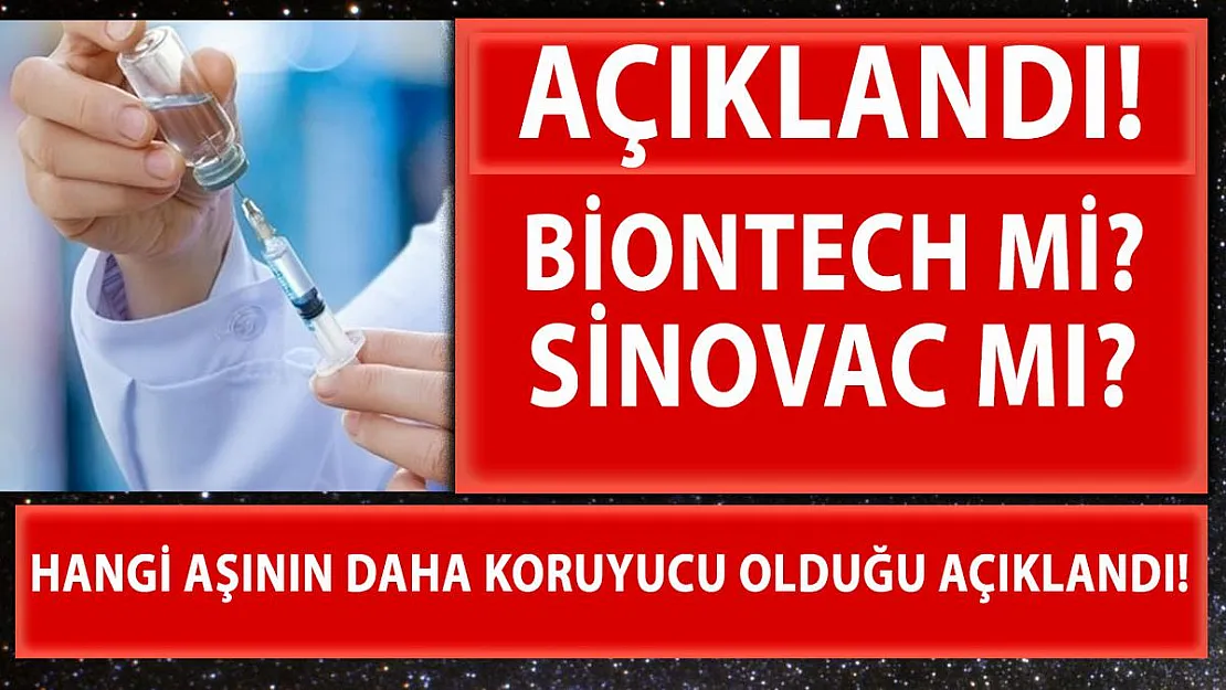 BioNTech mi, SinoVac mı? Hangi aşının daha koruyucu olduğu açıklandı!