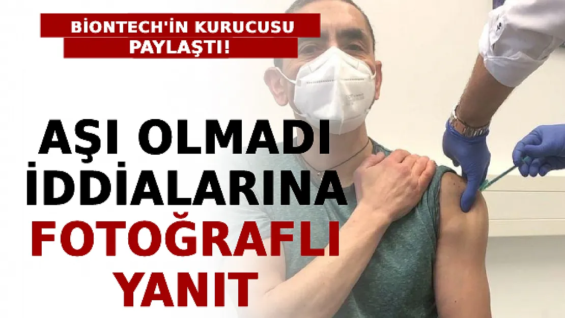 BioNTech'in Kurucusu Paylaştı: Aşı Olmadı İddialarına Fotoğraflı Yanıt Verdi
