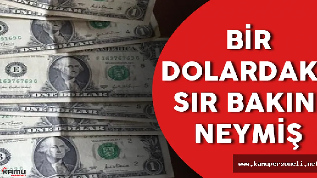 Bir Dolardaki Sır Bakın Neymiş ?