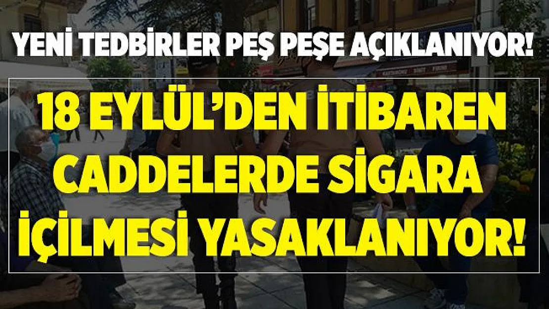 Bir ilimize daha sigara yasağı geldi! 18 Eylül'den itibaren uygulanacak!