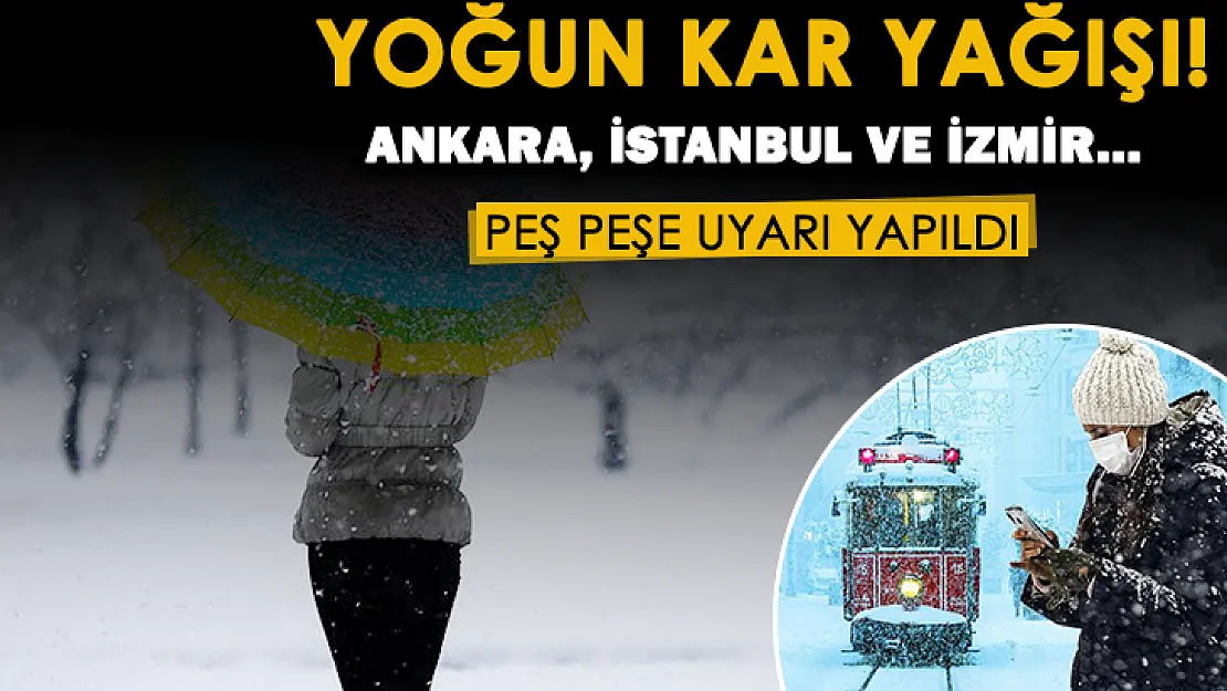 Birçok şehre kar yağışı geliyor! Meteoroloji sabah saatlerinde alarm verdi: Ankara, İstanbul ve İzmir